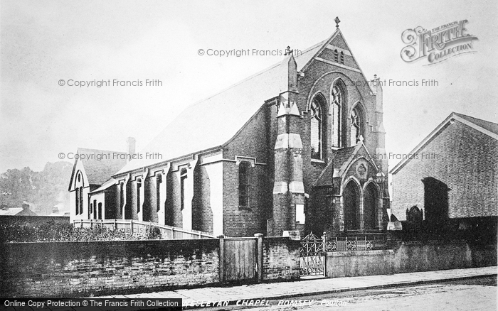Photo of Romsey, Wesleyan Chapel c.1893