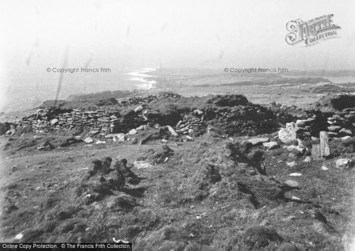 Photo of Rona, Primitive Structures Near Chapel c.1959
