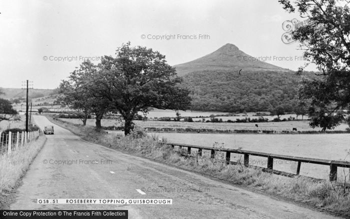 Photo of Roseberry Topping, c.1960