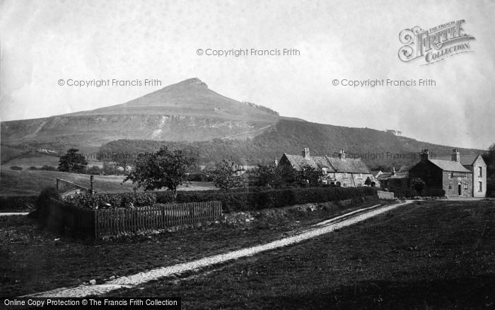 Photo of Roseberry Topping, From Newton c.1885