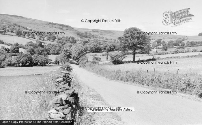 Photo of Rosedale Abbey, Approach To Abbey c.1960