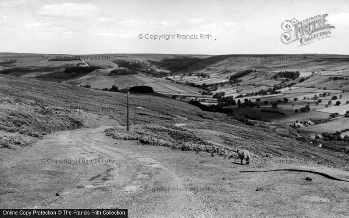 Photo of Rosedale Abbey, From The Bank Top c.1960