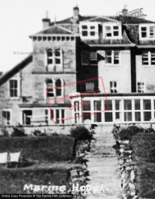 Photo of Rosemarkie, Marine Hotel c.1950