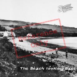 The Beach Looking East c.1950, Rosemarkie