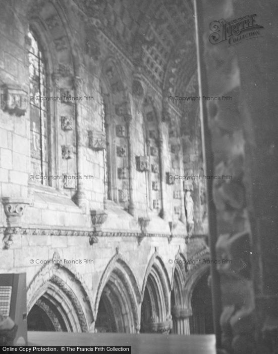 Photo of Roslin, Rosslyn Chapel c.1950