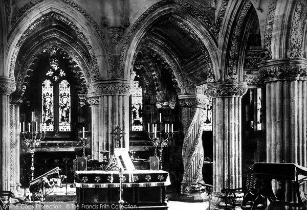 Photo of Roslin, The Chapel, The Interior 1897