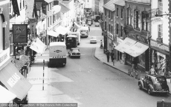 Photo of Ross On Wye, Broad Street Traffic c.1965