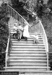 Children On Steps, Blake's Garden 1914, Ross-on-Wye
