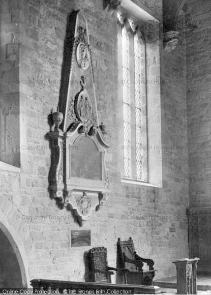 Photo of Ross On Wye, Church Interior, Kyrle Memorial c.1955