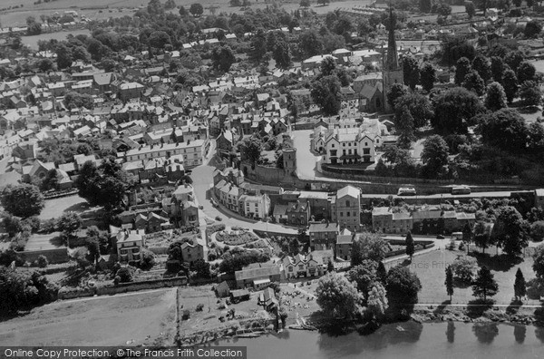Photo of Ross On Wye, From The Air c.1955