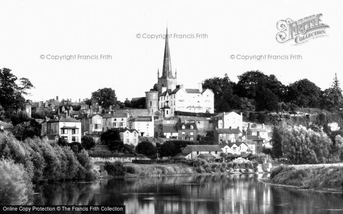Photo of Ross On Wye, From The River c.1950