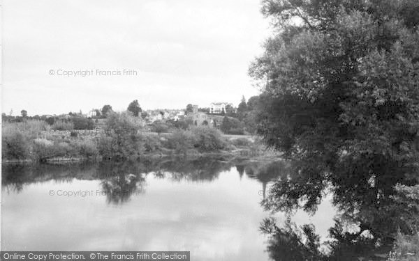 Photo of Ross On Wye, From The River c.1955