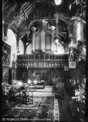Goodrich Court Interior 1901, Ross-on-Wye