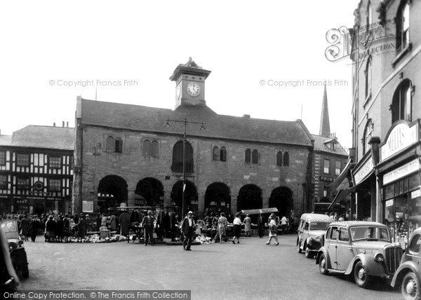 Photo of Ross On Wye, Market Day c.1955