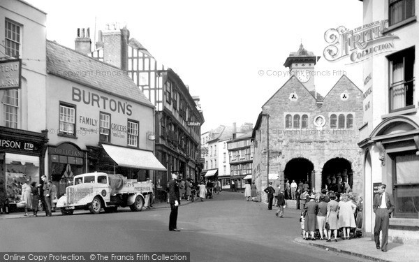 Photo of Ross On Wye, Market Square c.1955
