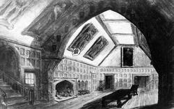 Pengethley Entrance Hall, 1546-1826 Destroyed By Fire, Ross-on-Wye