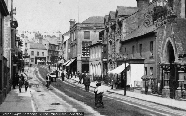 Photo of Ross On Wye, People In Gloucester Road 1906