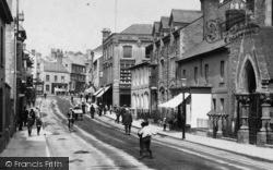 People In Gloucester Road 1906, Ross-on-Wye