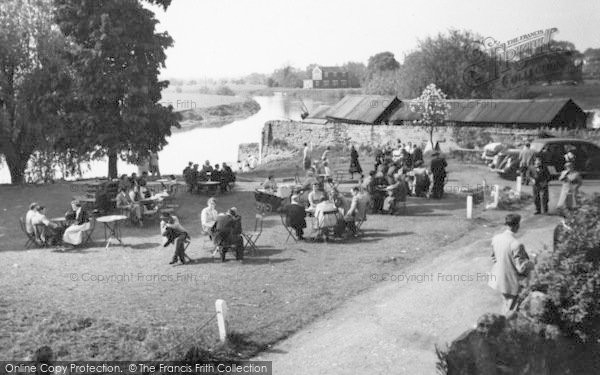 Photo of Ross On Wye, Riverside Tea Gardens c.1960