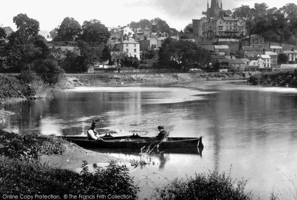 Photo of Ross On Wye, Rowing Boat 1901