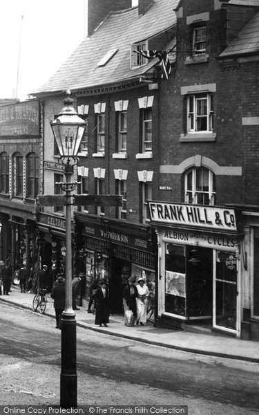 Photo of Ross On Wye, Shops In Broad Street 1914