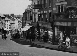 Shops In The Broad Street 1925, Ross-on-Wye