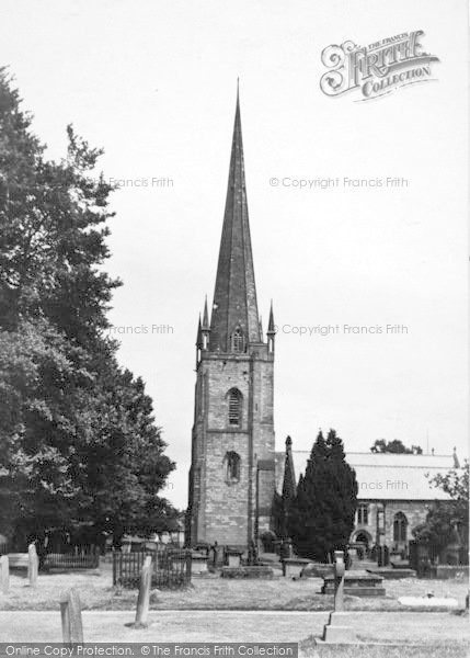 Photo of Ross On Wye, St Mary's Church From The South c.1955