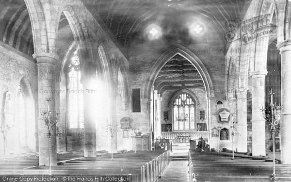 Photo of Ross On Wye, St Mary's Church Interior 1893