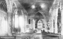 St Mary's Church Interior 1893, Ross-on-Wye