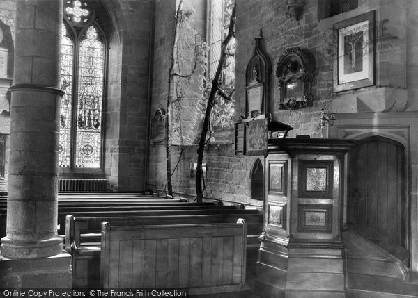 Photo of Ross On Wye, St Mary's Church , The Pulpit 1938