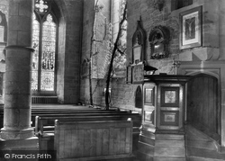 St Mary's Church , The Pulpit 1938, Ross-on-Wye