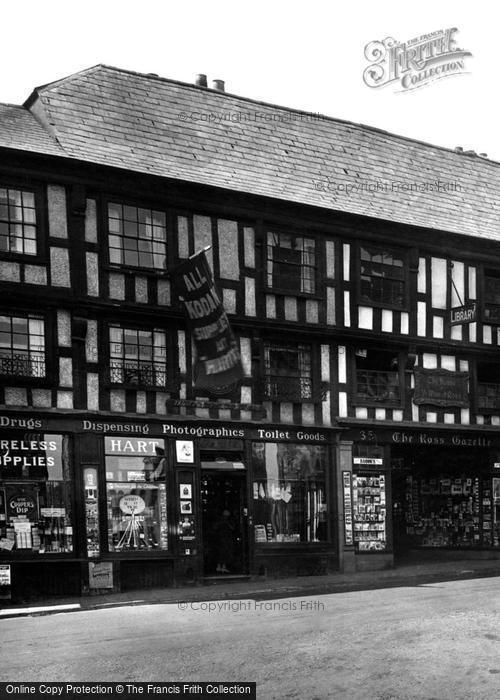 Photo of Ross On Wye, The Chemist Shop 1925