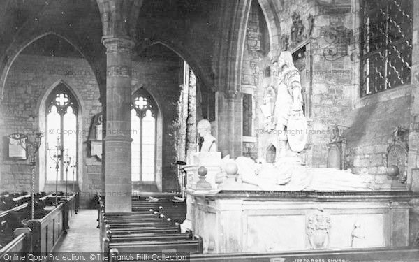 Photo of Ross On Wye, The Church Interior c.1878