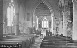 The Church Interior, Showing Elm Trees 1914, Ross-on-Wye