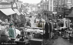 The Market In Broad Street c.1955, Ross-on-Wye