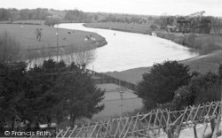 The River And Boat House c.1938, Ross-on-Wye