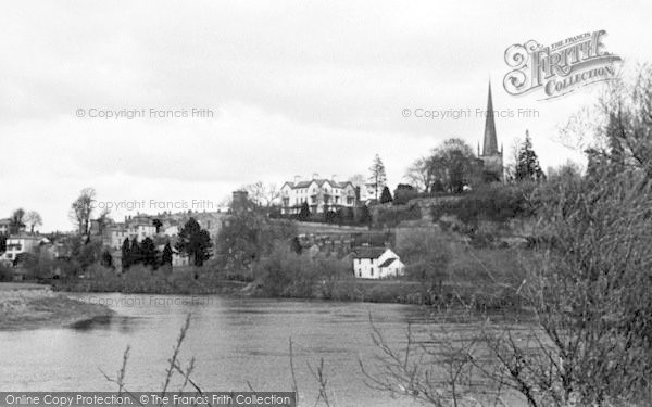 Photo of Ross On Wye, The River And Church c.1938