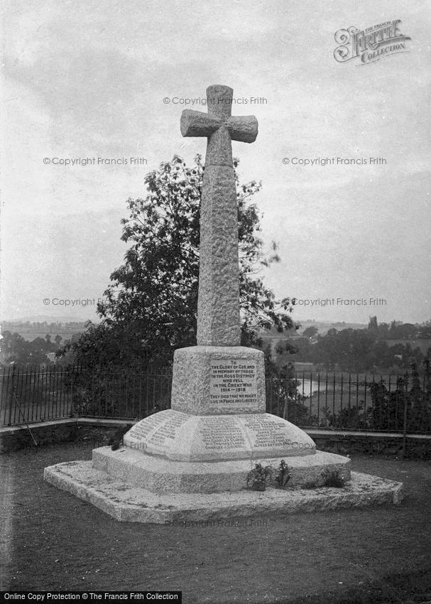 Ross-on-Wye, the War Memorial c1955