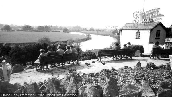 Photo of Ross On Wye, The Wye From Thomas Blake Memorial Gardens c.1960