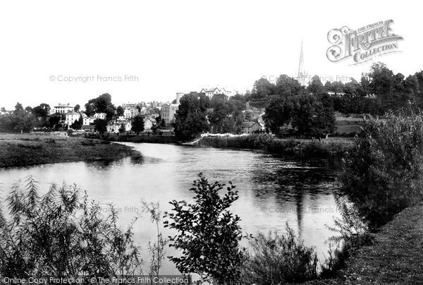 Photo of Ross On Wye, Town From The River Wye 1901