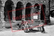 Townsfolk At Market House 1893, Ross-on-Wye