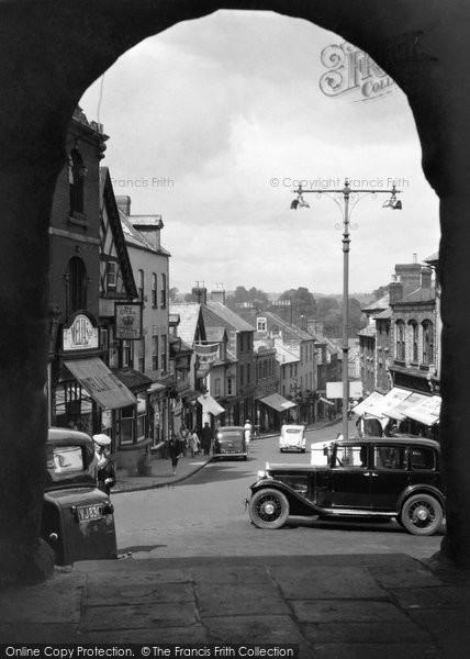 Photo of Ross On Wye, View From Market Place 1938