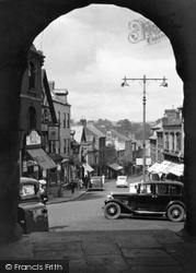 View From Market Place 1938, Ross-on-Wye