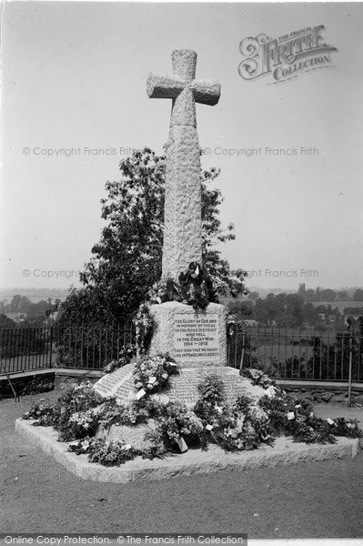 Photo of Ross On Wye, War Memorial c.1921