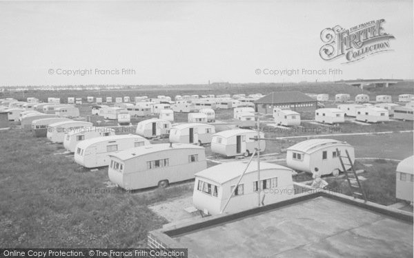 Photo of Rossall, Ockwells Caravan Camp c.1955