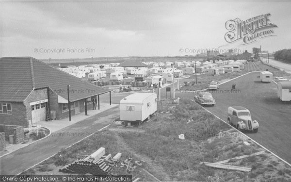Photo of Rossall, Ockwells Caravan Camp c.1955
