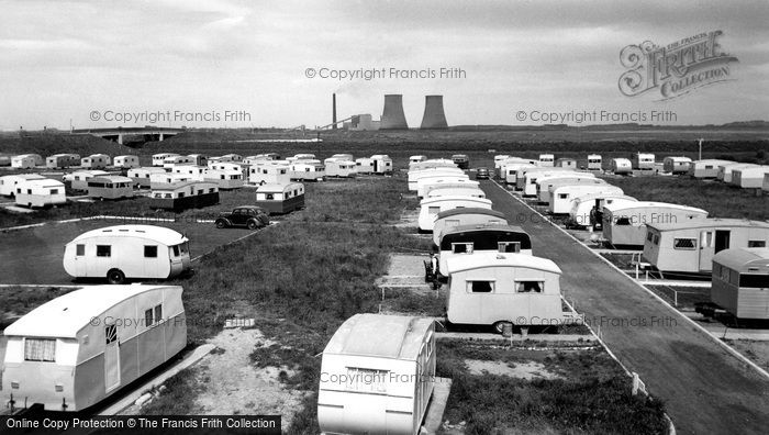 Photo of Rossall, Ockwells Caravan Camp c.1955