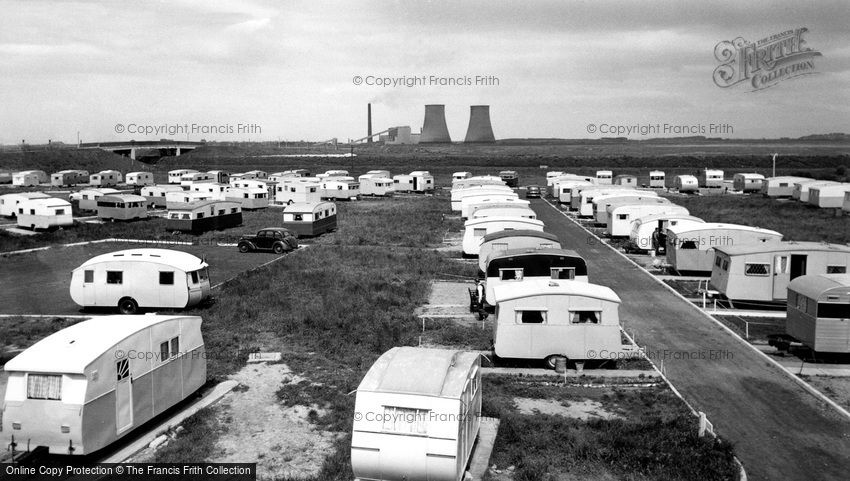 Rossall, Ockwells Caravan Camp c1955