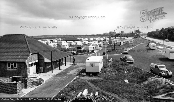 Photo of Rossall, Ockwells Caravan Camp c.1955