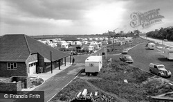 Rossall, Ockwells Caravan Camp c1955
